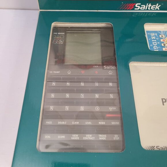 Vintage New 1989 Saitek Pro Bridge 200 Advanced Bridge Computer Game New - Picture 4 of 6